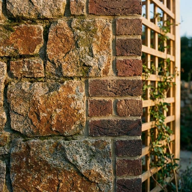 Granite and brick architecture of Devatha KPS